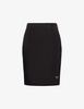 Re-Nylon brand-plaque high-rise recycled-nylon mini skirt