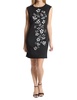 ember dress in black and ivory