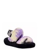 women's fluff yeah flutie dye slides in magnolia