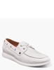 men's reid moc toe boat shoe in white