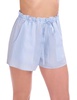 cotton voile pleated short in soft blue