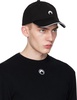 Black White Line Canvas Baseball Cap