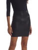 Commando Faux Leather Control Smoothing Mini Skirt, Black