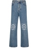 Anagram baggy jeans in denim