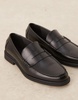 ASOS DESIGN penny loafers in black