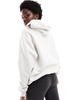 Cotton On relaxed zip front hoodie in vintage white