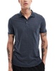 French Connection short sleeve polo shirt in navy