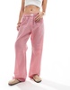 Cotton On boxer style pajama pants in red gingham