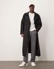 ASOS DESIGN oversized trench coat in black