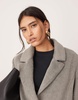 ASOS EDITION tailored clean oversized maxi coat in pale gray