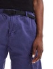 Gramicci cotton twill longline cargo shorts in blue