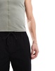 ONLY & SONS pull on twill shorts in black