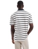 ASOS DESIGN relaxed fit polo in black and white stripe