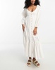 Billabong Starry Skies maxi beach summer dress in white