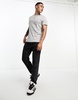 French Connection ottoman pocket T-shirt in light gray melange