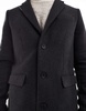 French Connection smart tailored coat in charcoal gray