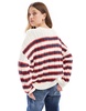 Cotton On crew neck pullover sweater in red stripe