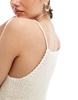 Vila knitted cami top in cream - part of a set