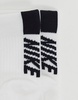 Nike Running Multiplier 2 pack ankle socks in white