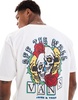 Vans T-shirt with back graphic in white