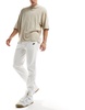 Nike Club logo knit sweatpants in off white