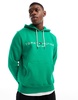 Tommy Hilfiger logo hoodie in green