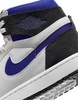 Nike Air Jordan 1 Zoom Comfort 2 sneakers in white, black, and blue