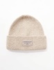 ASOS DESIGN copenhagen label beanie in cookie