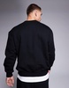 ASOS DESIGN premium heavyweight oversized sweatshirt in black