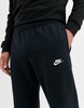 Nike Club Fleece cuffed sweatpants in black - BLACK