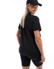 Mamalicious Maternity t-shirt and short set in black