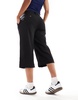 Cotton On low rise capri pants in black stripe