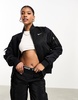 Nike reversible varsity bomber jacket in black