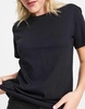 Brave Soul madelyn basic t-shirt in black