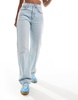 Cotton On loose straight leg jeans in pearl blue denim