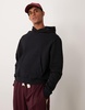 ASOS DESIGN essential boxy oversized hoodie in black