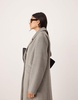 ASOS EDITION tailored clean oversized maxi coat in pale gray