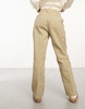 Dickies sawyerville pants with double knee stitching in khaki