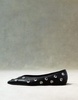 ASOS DESIGN Luck embellished ballet flat in black