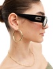 Le Specs body bumpin cat eye sunglasses in black