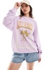 Billabong Ride In beach sweatshirt in purple