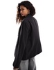 COLLUSION relaxed oversized blazer in black