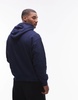 ARKET relaxed terry hoodie in blue