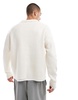 Cotton On grandpa knitted cardigan in off white