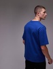 ARKET heavyweight jersey oversized t-shirt in blue