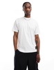 Calvin Klein Jeans oversized badge t-shirt in white