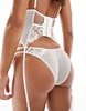 Ann Summers Angelic brazilian panty in white