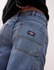 Dickies Carpenter denim jorts in rinsed blue