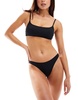 Cotton On fitted bikini bottoms in black