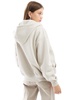 Cotton On boxy fit zip up hoodie in bone